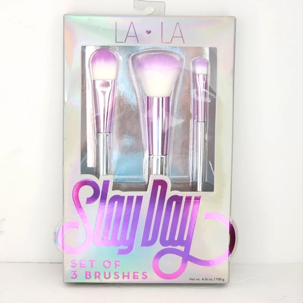 LA LA Slay Day Women's Markup Brushes Set of 3